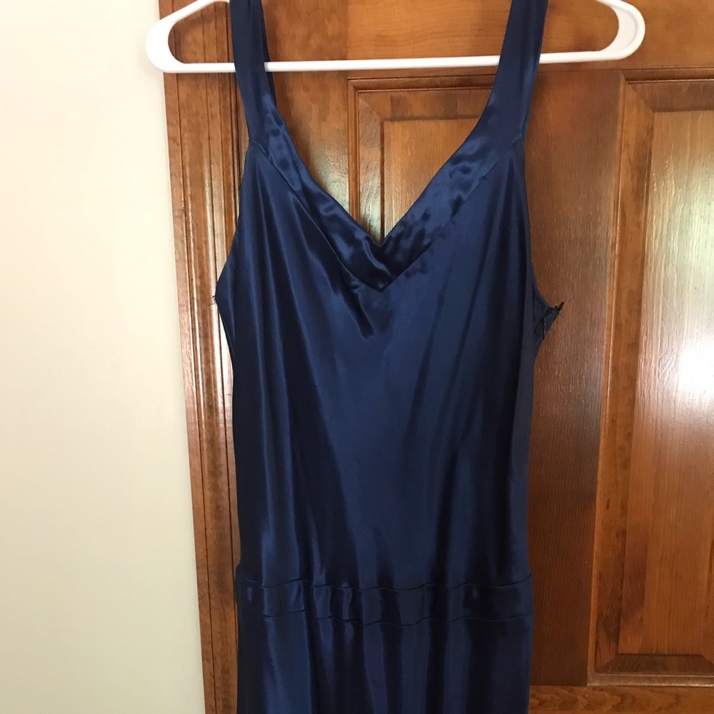 Silky long dress